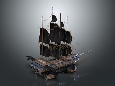 modern ship ancient ship ancient warship large ancient ship ancient warship 3d model