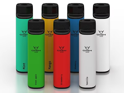 Oxen Brand Vacuum Flasks In Various Colors Including Mint Origin Sunset Sky White 3d model