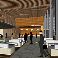 Modern Hotel Building Design With Unique Roof Structure And Urban Green Surroundings