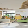 Library Children's Reading Area 3d model