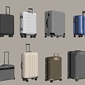 Modern Suitcase 3d model