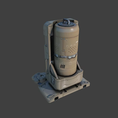 Modern Storage Tank Future Sci-Fi Energy Storage Tank 3d model Modern Storage Tank Future Sci-Fi Energy Storage Tank 3d model