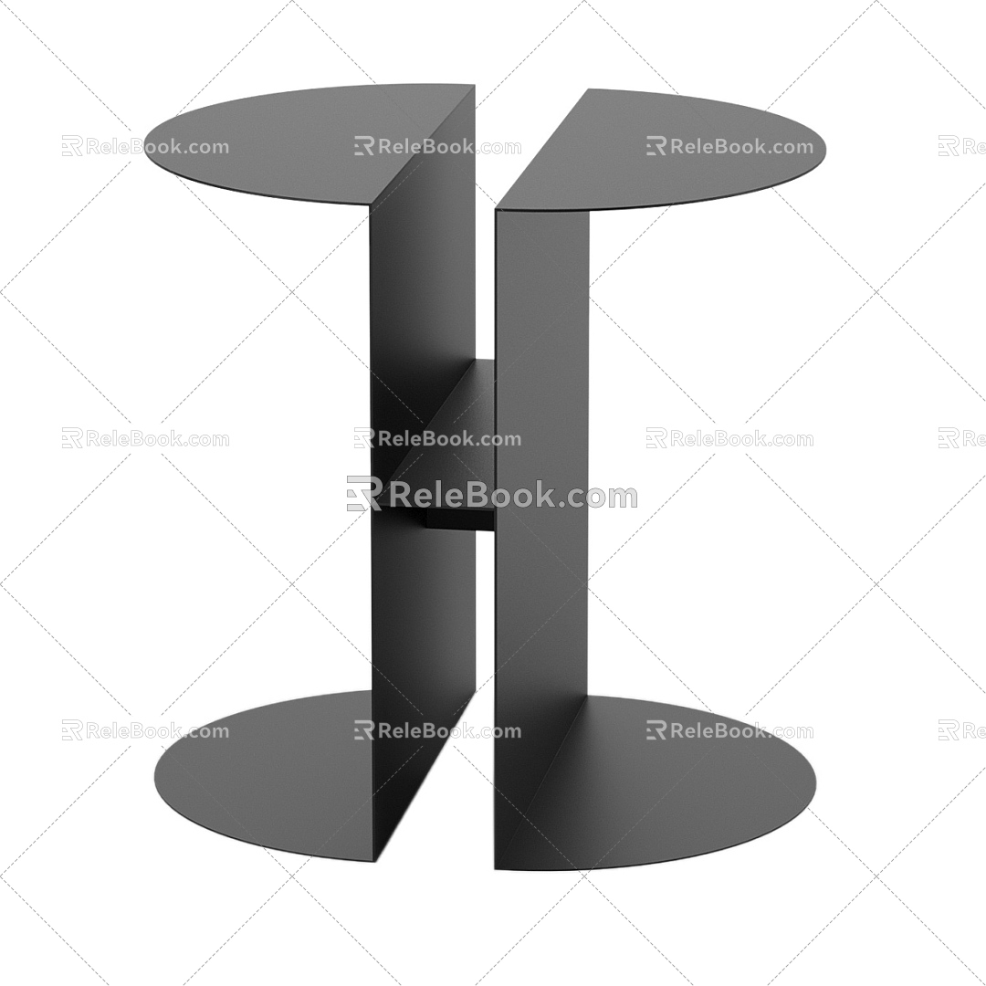 Simple coffee table 3d model