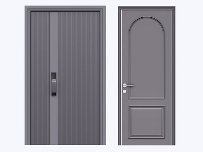 Modern Home Door 3d model