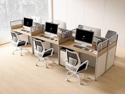 Modern Office Desk and Chair Office Desk and Chair Staff Station Computer Desk and Chair model