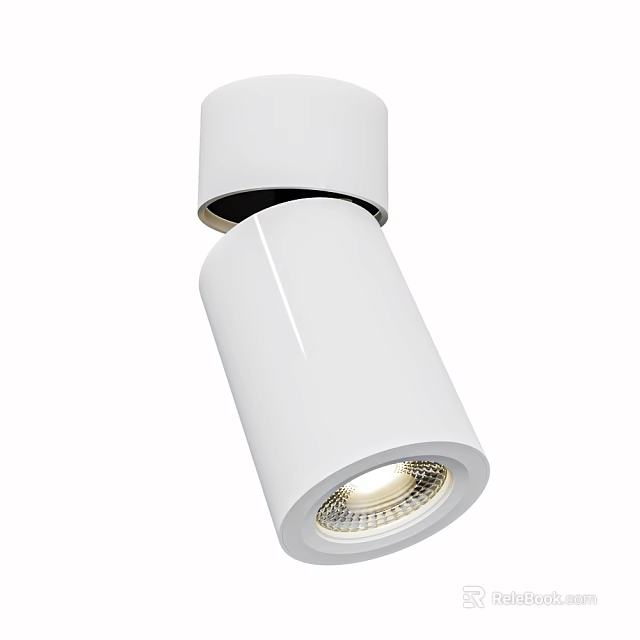 Modern White Recessed Ceiling Downlight Spotlight Fixture For Indoor Home Lighting 3d model 