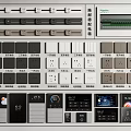 Schneider switch socket combination mobile rail socket intelligent panel distribution box 3d model