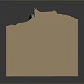 3D Terrain Model With Stone Arch Bridge And Lush Green Vegetation