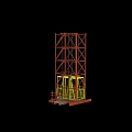 Material Hoist 3d model