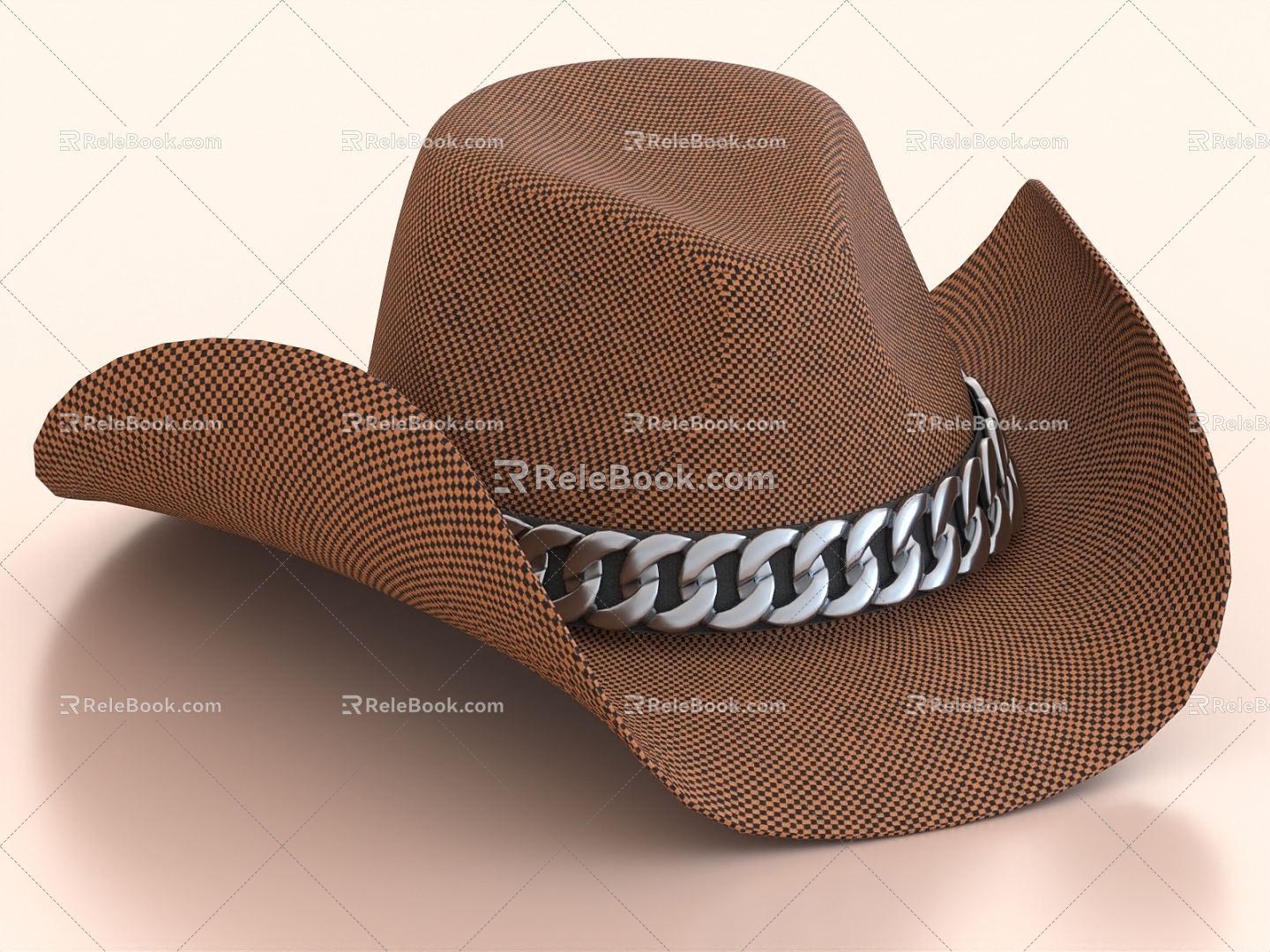 Cowboy Hat Casual Hat Sun Hat 3d model