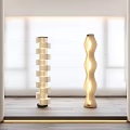 Modern floor lamp floor lamp curtain 3d model