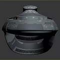 Futuristic Cosmic Spacecraft With Advanced Sleek Design For Space Exploration Missions 3d model