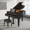 YAMAHA Grand Piano 3d model