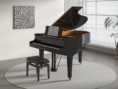 YAMAHA Grand Piano 3d model