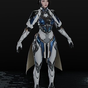 Modern Virtual Characters 3d model