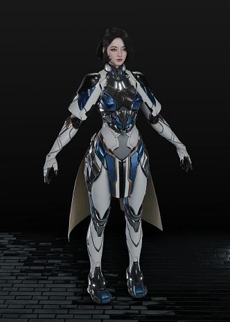 Modern Virtual Characters 3d model