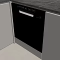 Modern Kitchen Interior With Built In Dishwasher Sleek Cabinets And Countertop