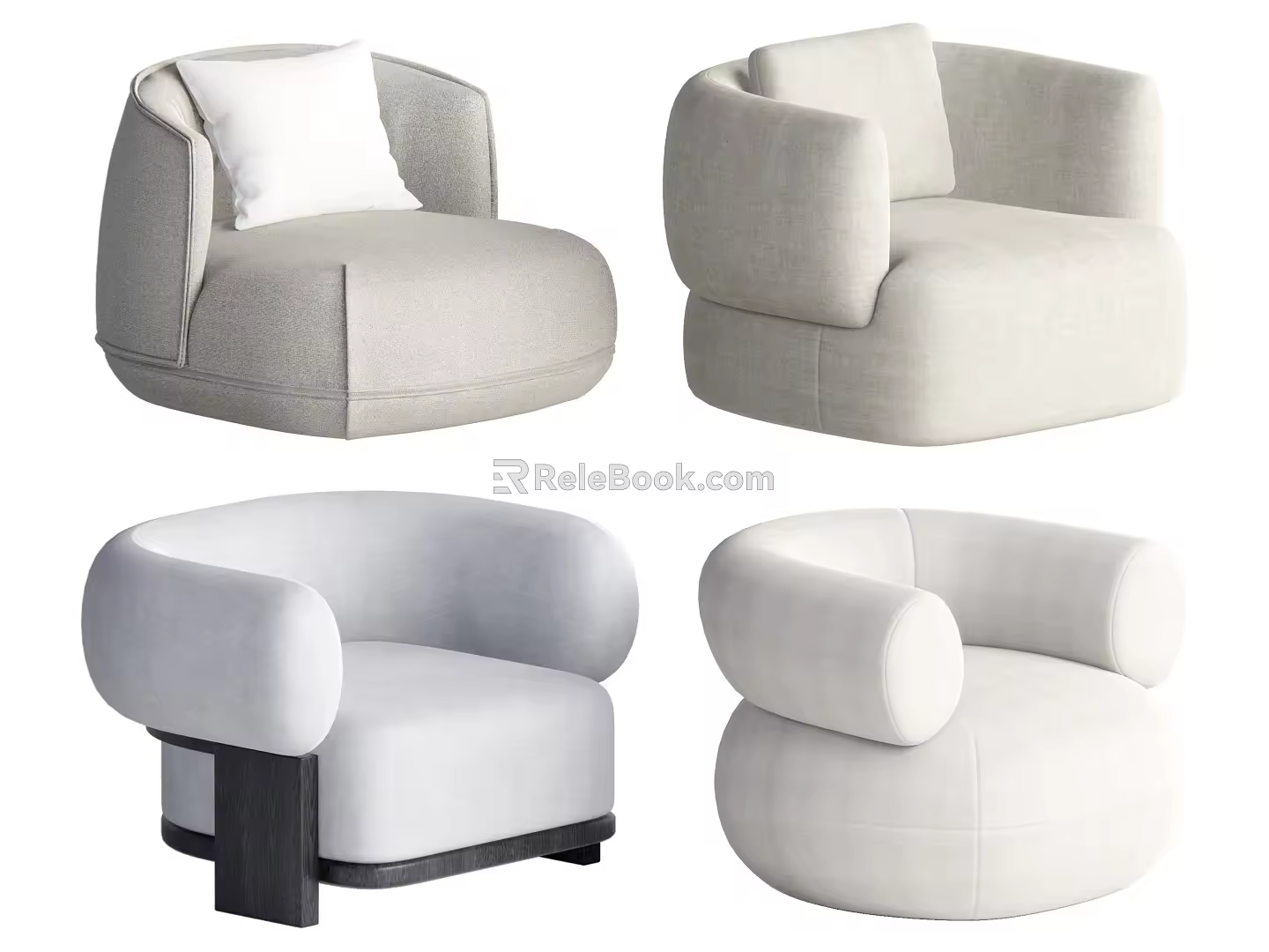 Single sofa combination 3d model