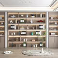 New Chinese Bookcase 3d model