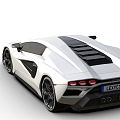 Modern sports car sports car Lamborghini 3d model