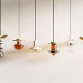 Modern chandelier combination 3d model