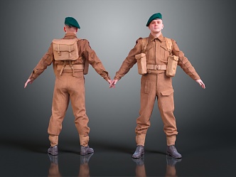 Modern Military Special Forces 3d model