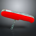 Red Multifunctional Swiss Army Knife With Bottle Opener For Daily Living Supplies