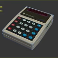 Modern Calculator Electronic Calculator Casio Calculator 3d model