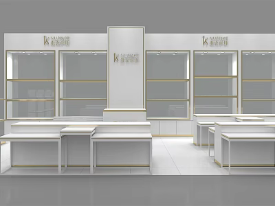 Modern Bag Shop Bag Shop 3d model