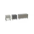 Modern TV Stand Designs With Wooden Panels Metal Frames And Drawers In Dark Light Colors