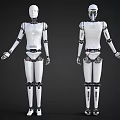 Intelligent robot science and technology sense robot virtual character explanation robot 3d model