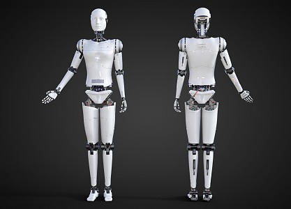 Intelligent robot science and technology sense robot virtual character explanation robot 3d model