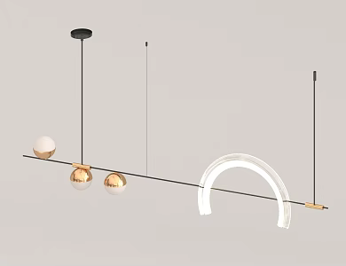 Kitchen chandelier 3d model
