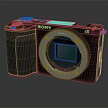 DSLR Camera Card Machine Digital Camera Digital Camera Photographic Equipment 3d model