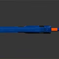 Blue And Black Toy Bow With Orange Arrows For Kids Household Play
