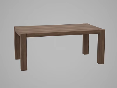 Minimalist Dining Table 3d model