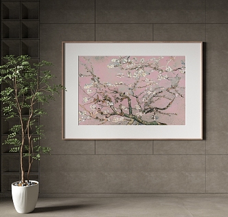 New Chinese Decorative Painting 3d model