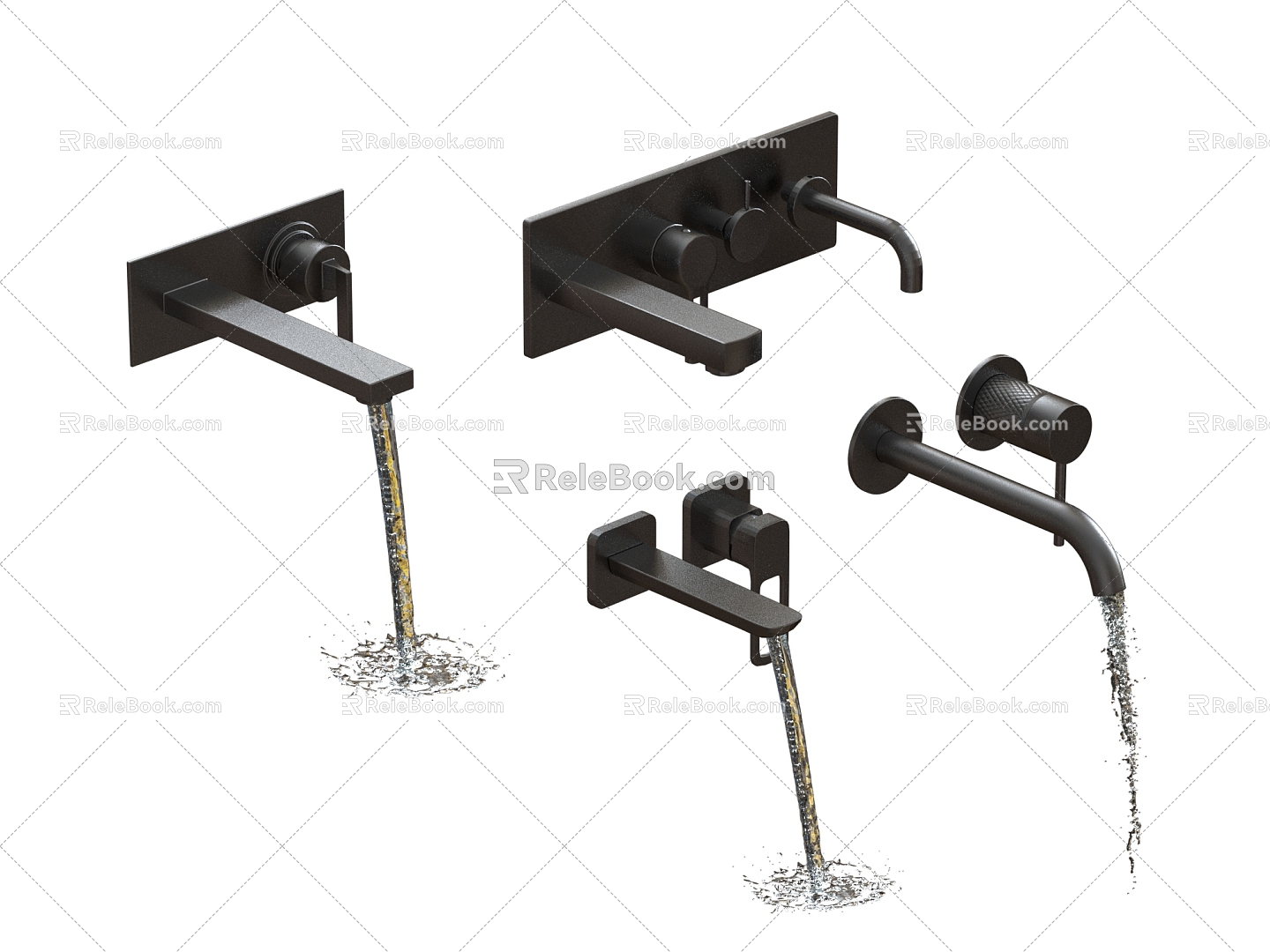 Modern faucet 3d model