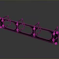 Iron Frame Iron Ladder Rigid Ladder Work Frame Rigid Frame Scaffolding Industrial Frame Factory Iron Frame Outdoor Goods 3d model