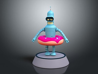 Modern Robot Toy Robot Characters 3d model