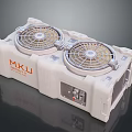 Modern Science Fiction Box Science Fiction Box Military Box Password Box 3d model
