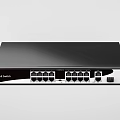 PoE Switch High Speed Network Device with Multiple Ethernet Ports for Digital Connectivity