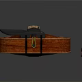 Handcrafted Wooden Violin Instrument With Classic Design And Bow For Music Enthusiasts