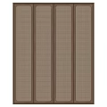 Modern Wooden Wardrobe With Mesh Panel Doors And Elegant Classic Design