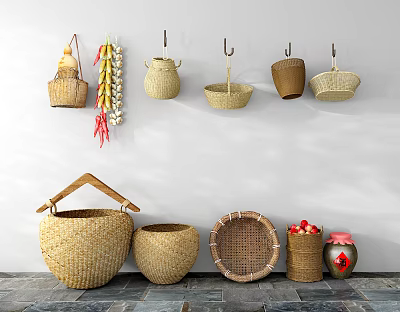 New Chinese Farm Tools Nongjiale Pendant Nongjiale Pendant 3d model