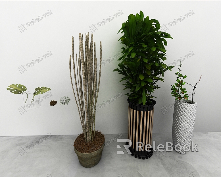 green plant model