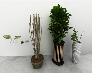 green plant 3d model