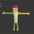 Lizard Anime Lizard Chameleon Cartoon Lizard Reptile Cold Blooded Animal Reptile Class 3d model