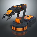 Modern robot wall robot arm mechanical arm 3d model