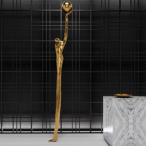 Modern Sculpture Jewelry 3d model